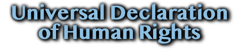 Universal Declaration of Human Rights